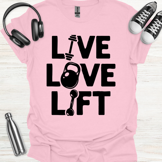 Live Love Lift DB T-Shirt