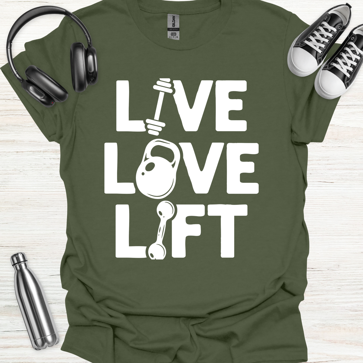Live Love Lift DB T-Shirt