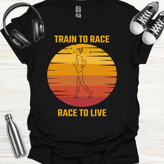 Train Race Live T-Shirt