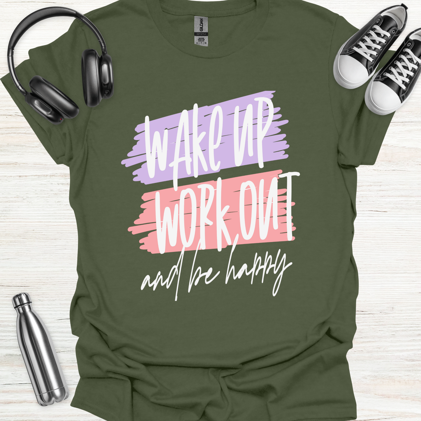 Wake Work Happy T-Shirt