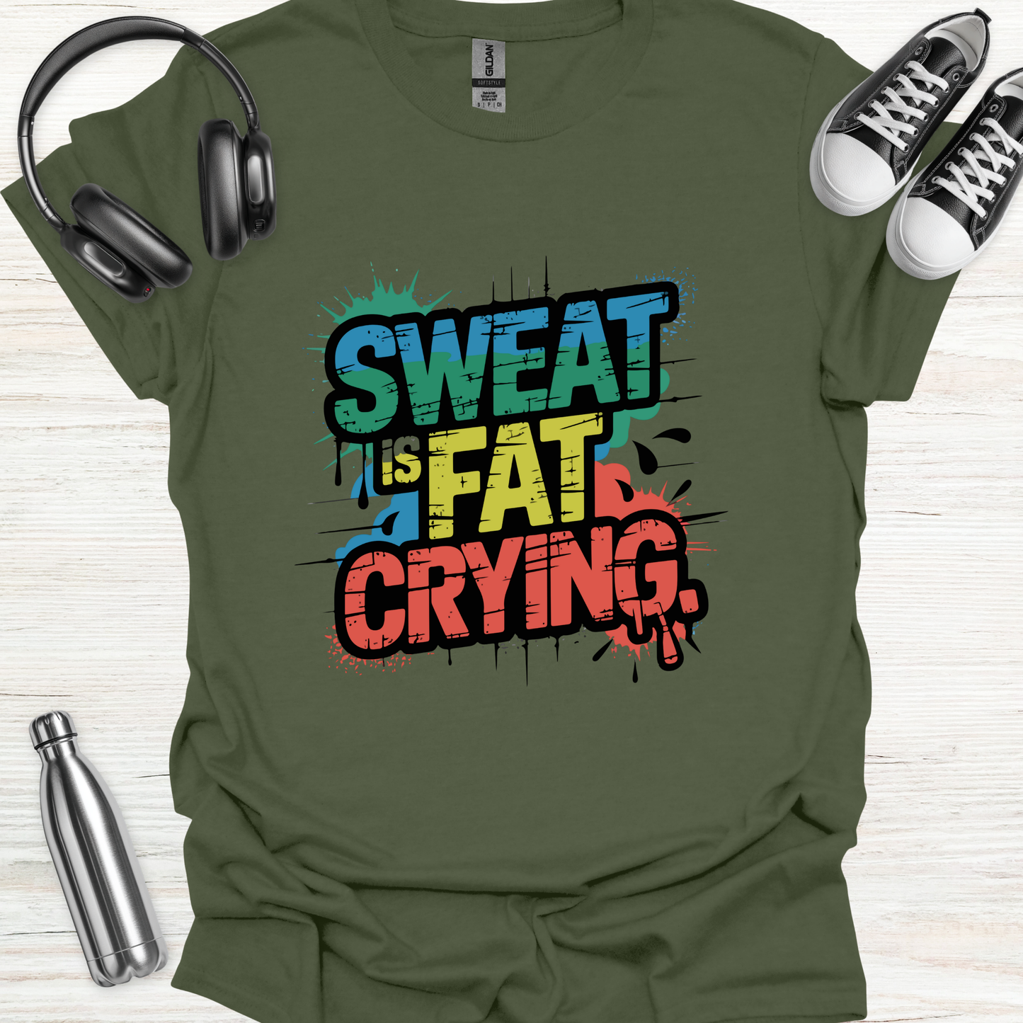 Sweat = Fat Crying T-Shirt