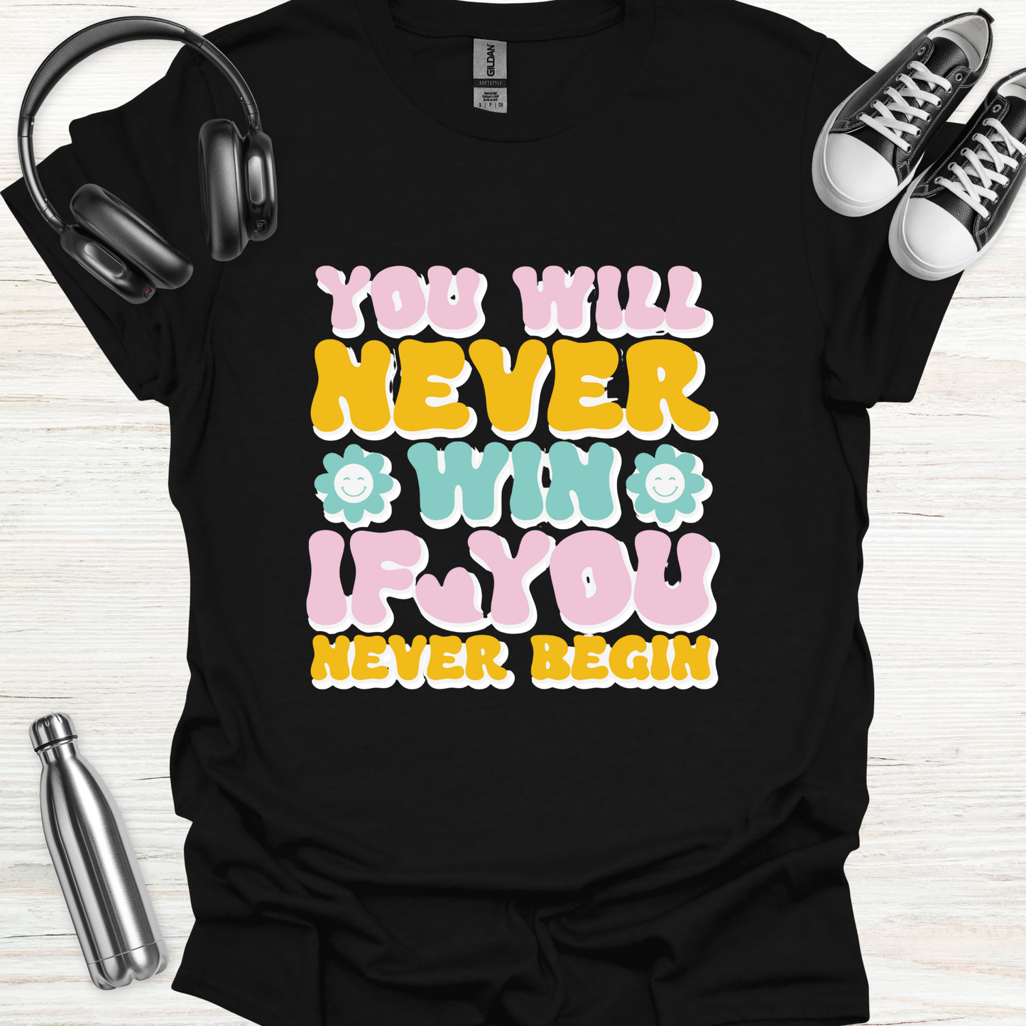 Never Begin T-Shirt