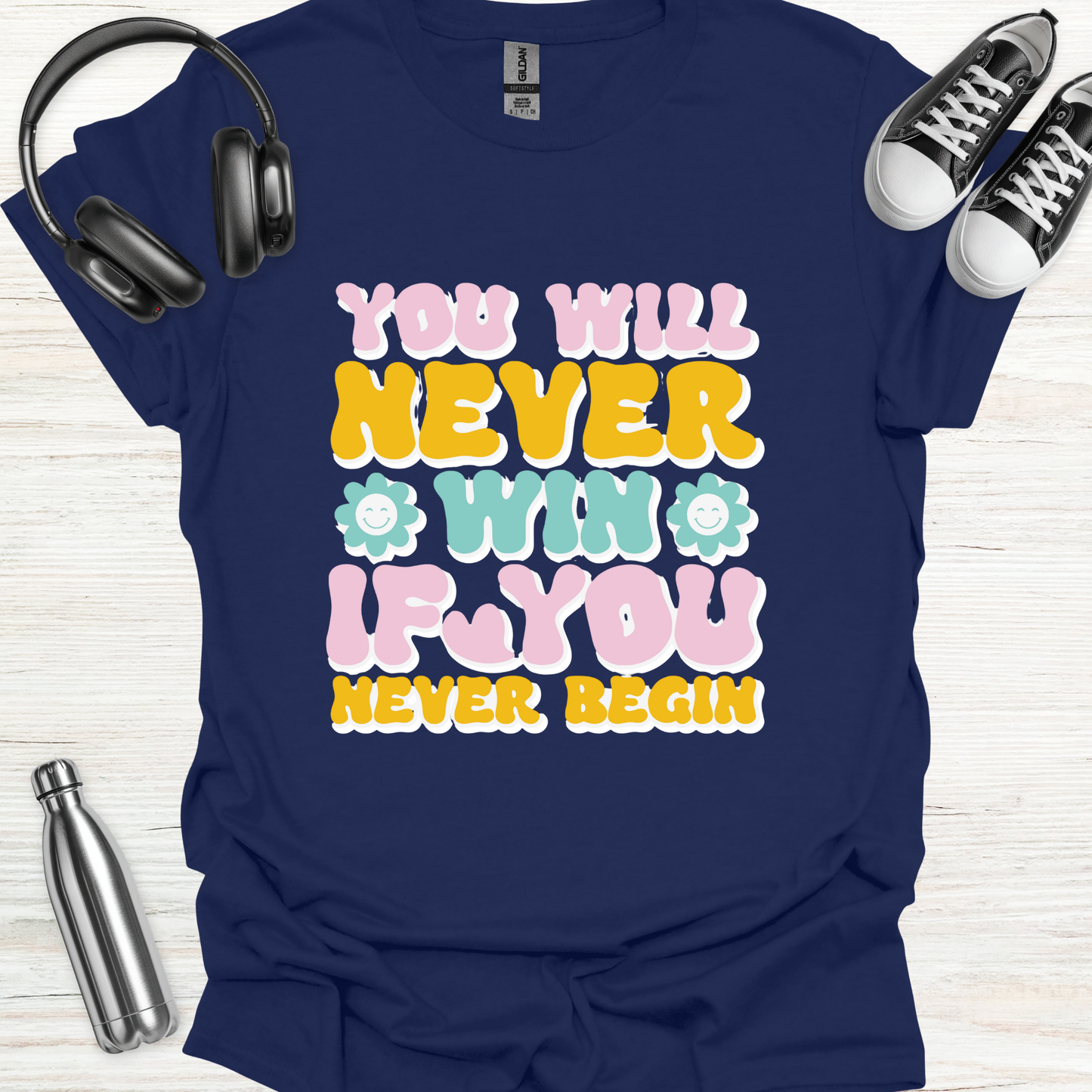 Never Begin T-Shirt